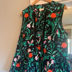 Jargin Black Scallop Lace Button Down, Kate Spade